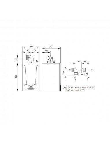 Котел газовый настенный конденсационный Baxi LUNA Duo-tec MP 1.60 (7104051-- Baxi) — фото 3