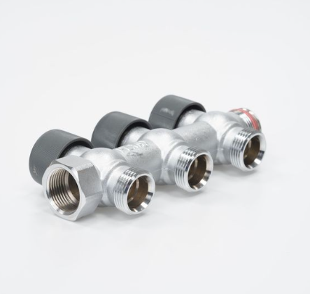 Коллектор REHAU (Rehau - 11316453001)регулирующий, распределительный G3/4" с 3 отводами G 3/4" — фото 3